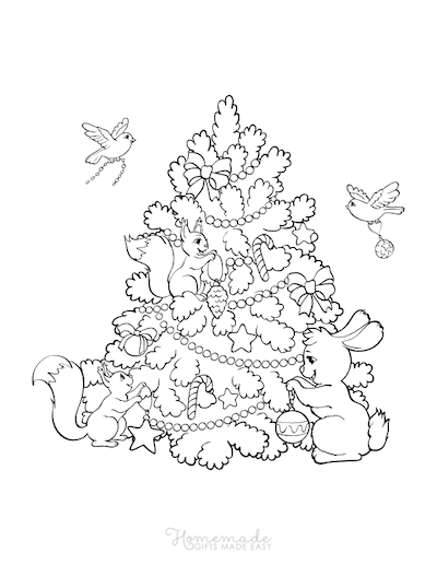 winter-woodland-animals-coloring-pages