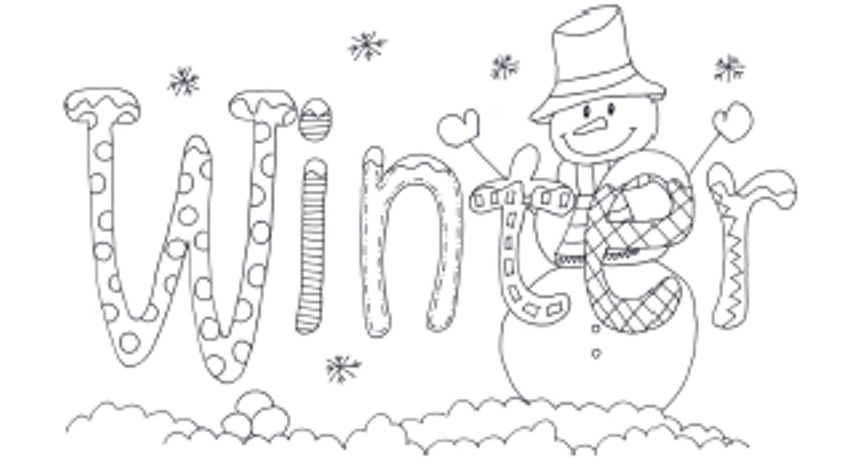 winter-words-coloring-pages