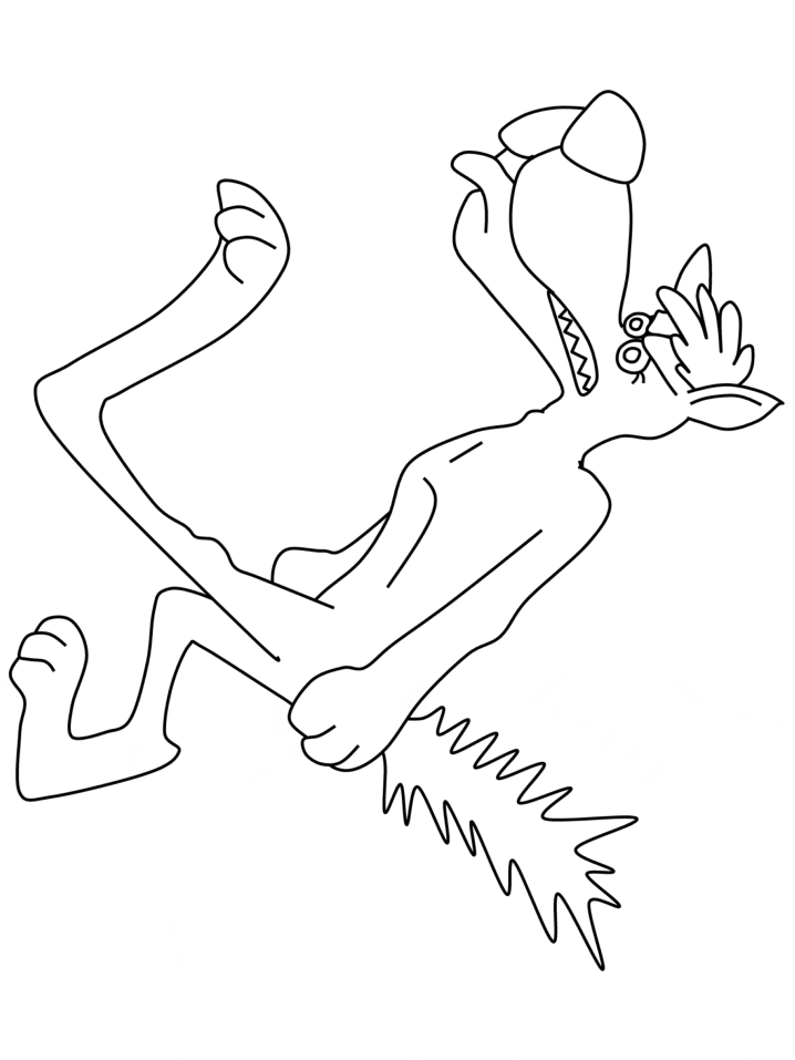 Wolf Anime Coloring Pages