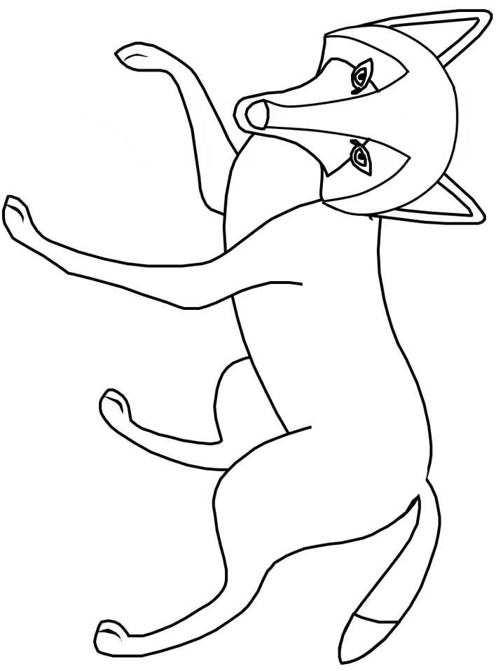 Free Wolf Coloring Pages