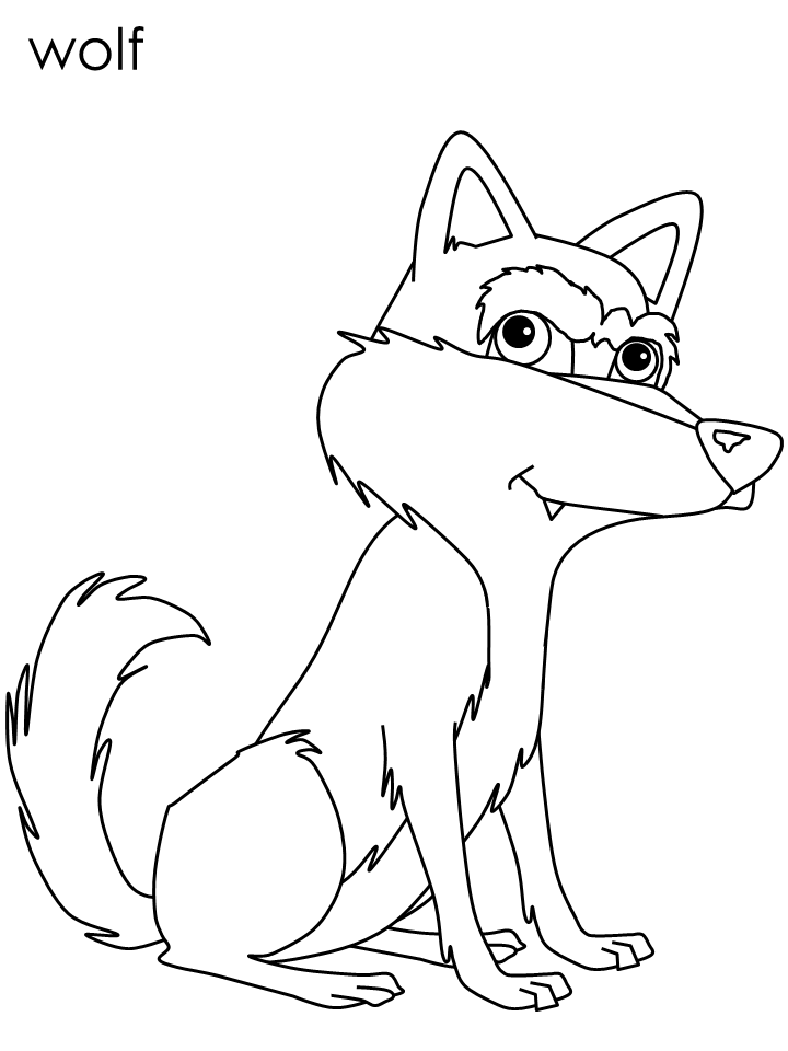 Wolf Coloring pages