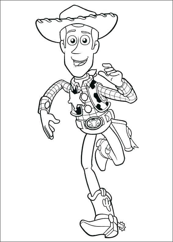 woody coloring page