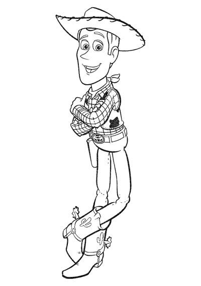 Woody from Toy Story Coloring Pages