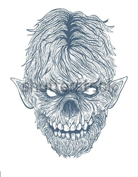 yeti zombie coloring pages