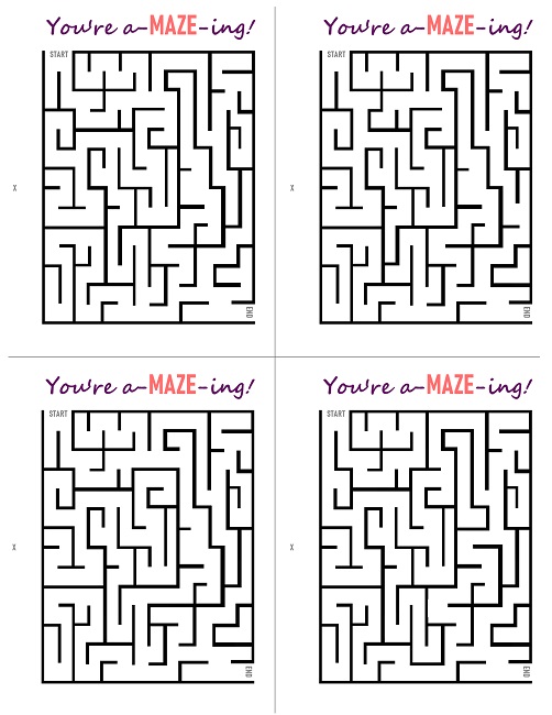 You are an A- maze-ing Friend Coloring Page