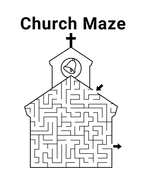 Youth Ministries Coloring Pages and Mazes