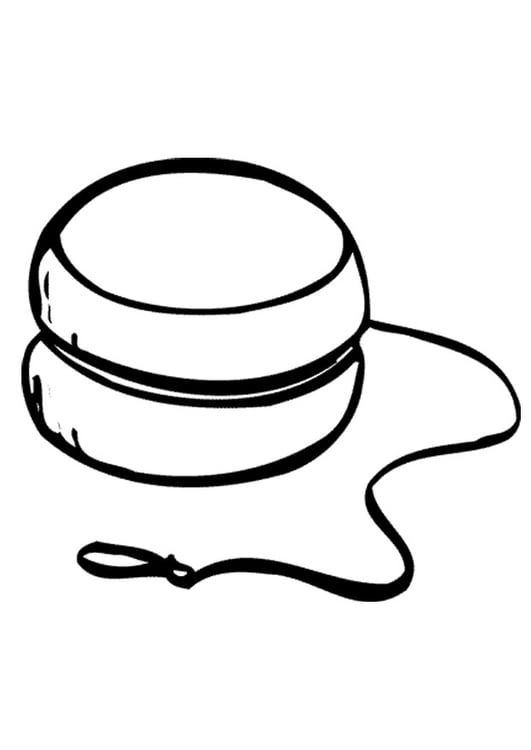 Yoyo Coloring Page