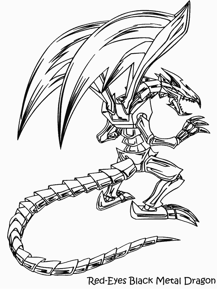Yugioh Blue Eyes White Dragon Coloring Pages And Coloring Book 