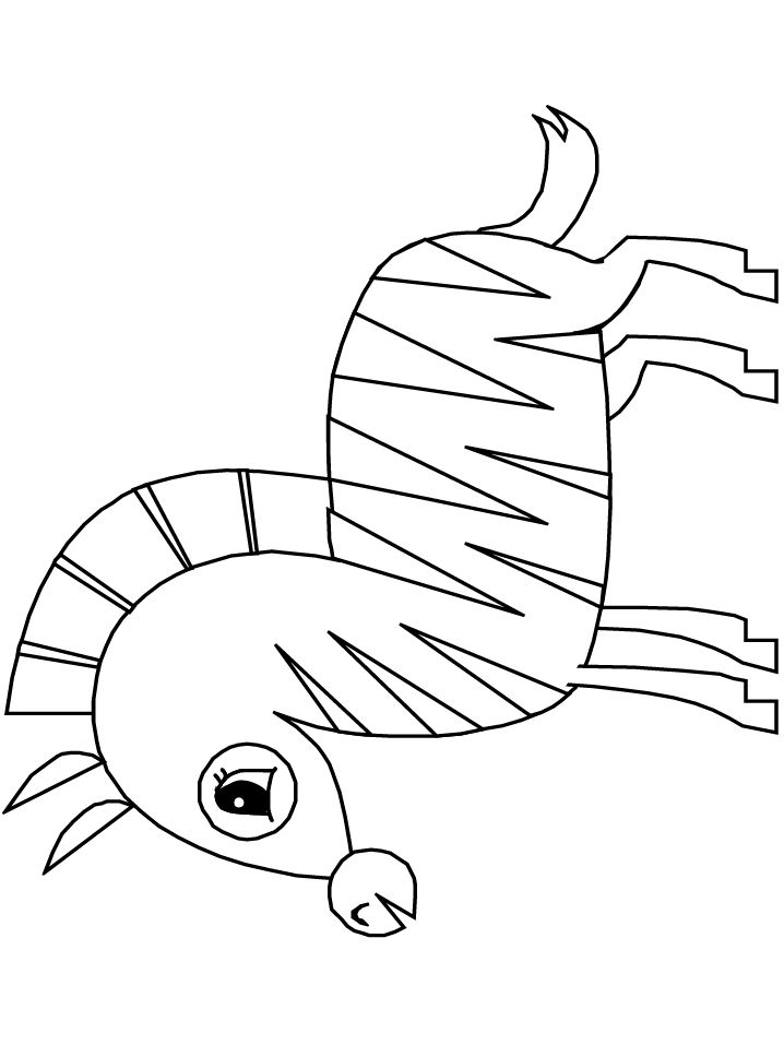 Zebra Coloring Pages Printable