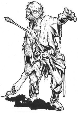 zombie coloring pages free