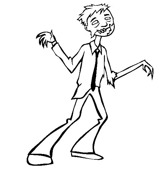 zombie coloring pages online