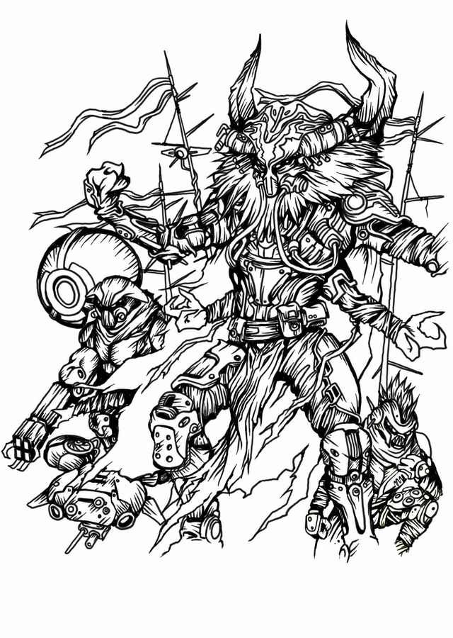 zombie destiny coloring pages