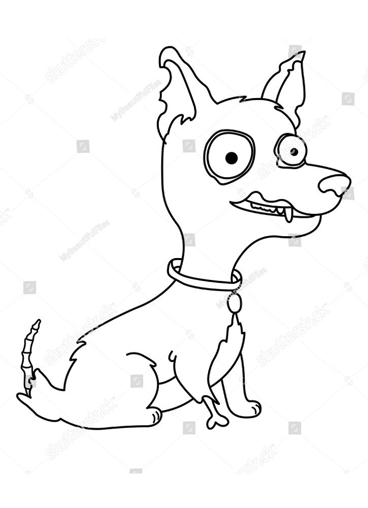 zombie dog coloring pages for kids