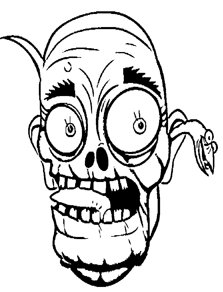 zombie-face-coloring-pages