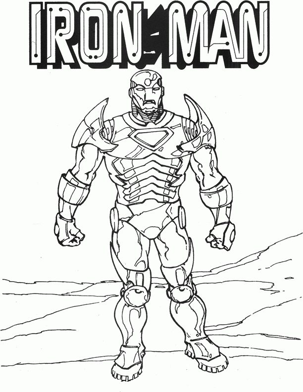 zombie iron man coloring pages