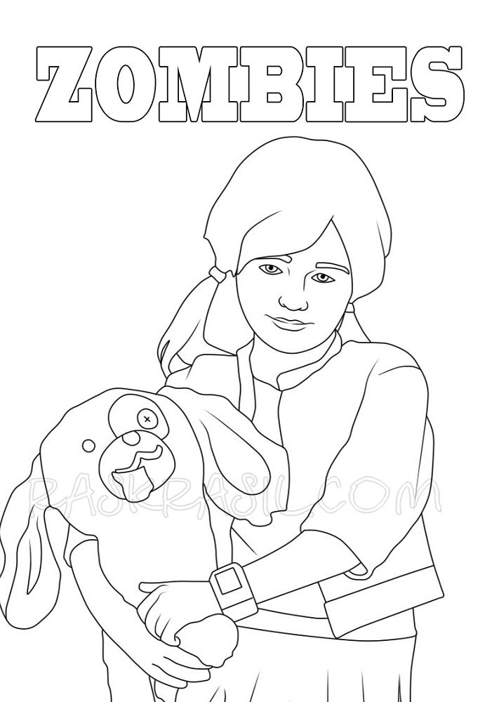 zombie movie coloring pages