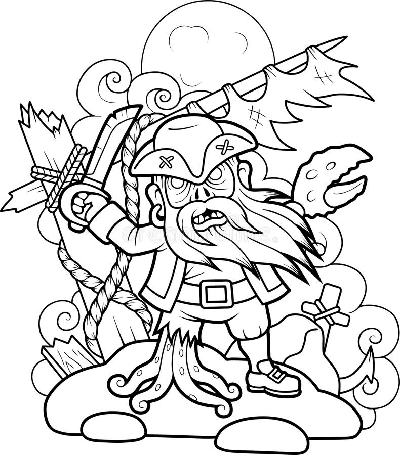 zombie sword coloring pages