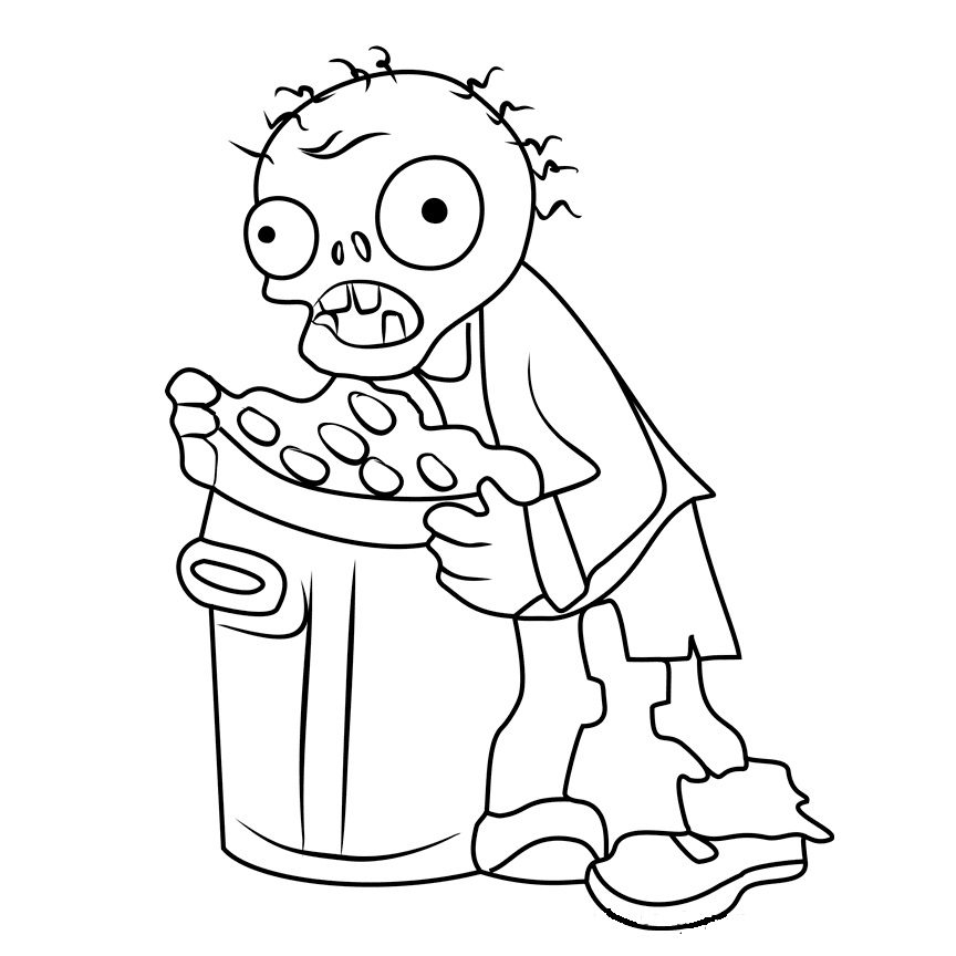 zombie toast coloring pages