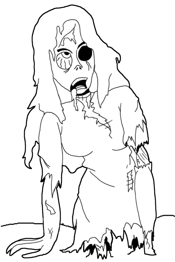 zombie-woman-coloring-pages